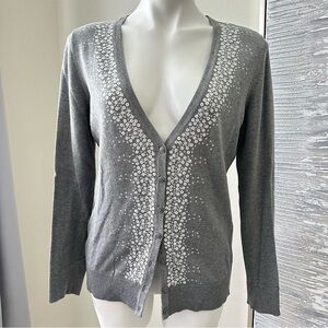 Ann Taylor LOFT Gray Women’s Cardigan Size M